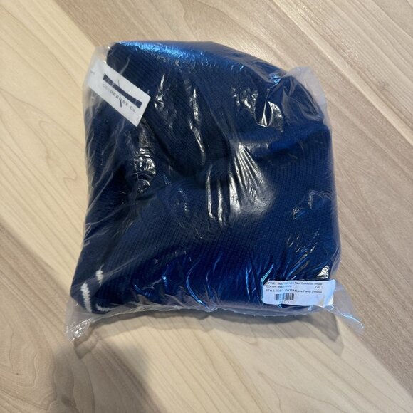 NWT Guideboat Co Lake Placid Downhill Navy Blue & White Sweater Men's Large L - Picture 6 of 8